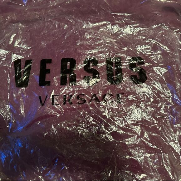 Brand New Versus Versace Black crop Top with Classic gold lion buttons - Picture 10 of 10